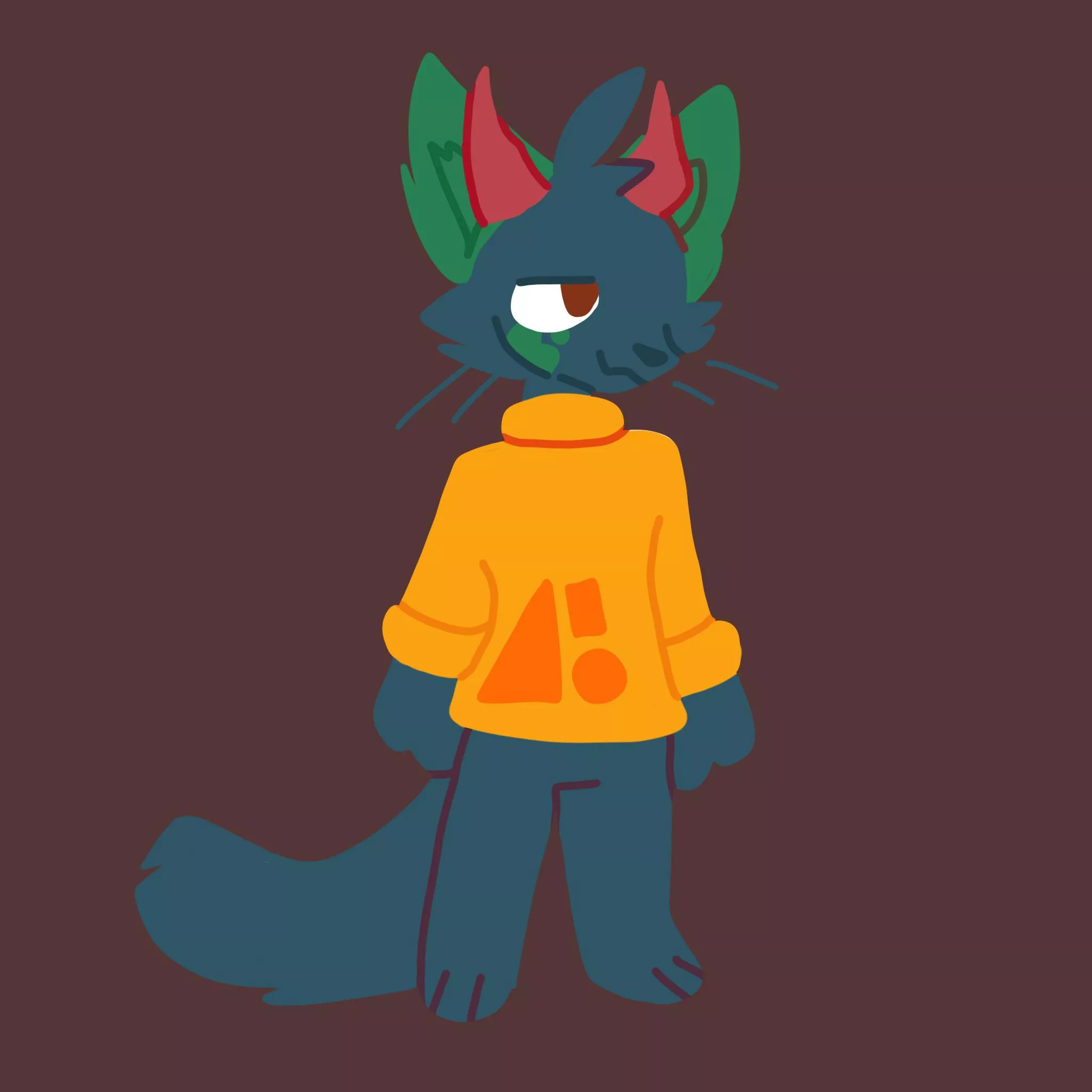 New OC bc I’m tired of using Foxpelt for everything! His name is lilfunkyguy