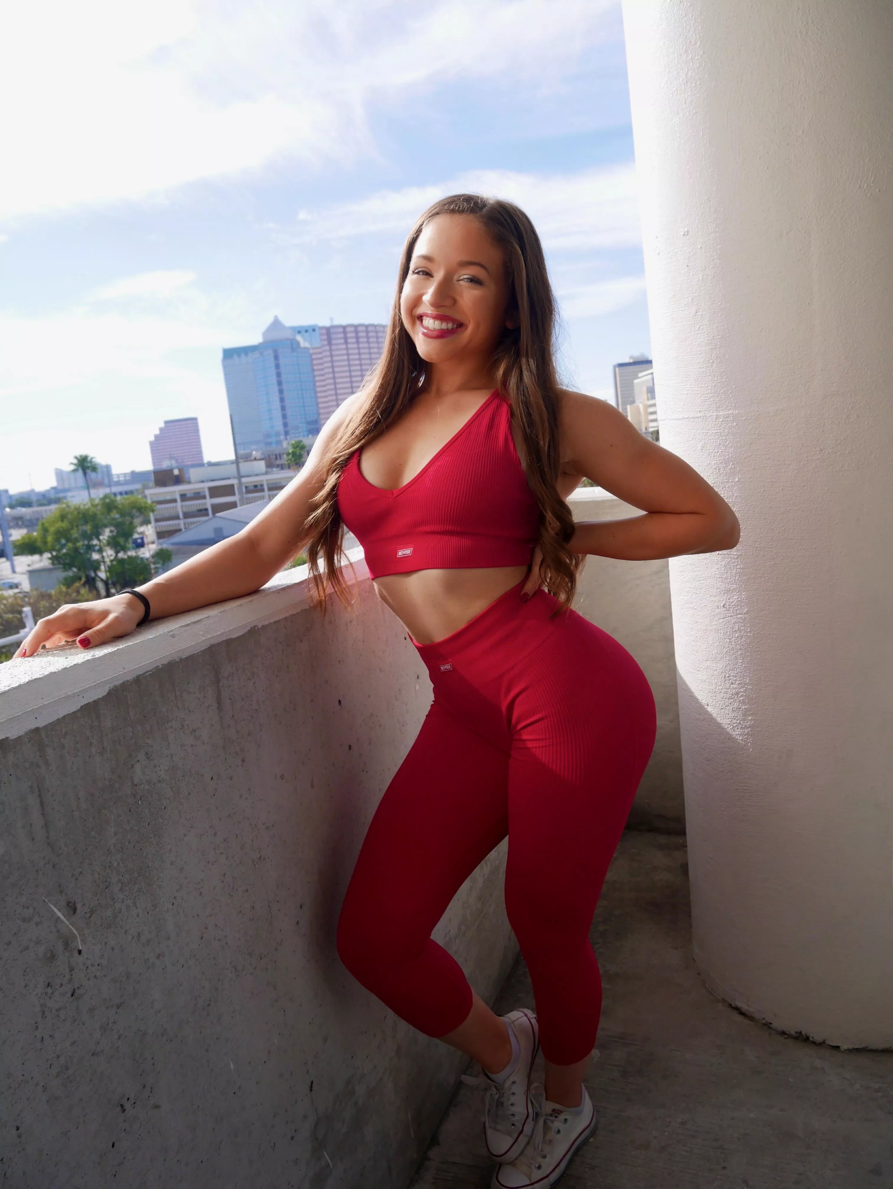 Puerto Rican X White (F23) Took this picture in the parking garage at my gym. This view is unbeatable 😍