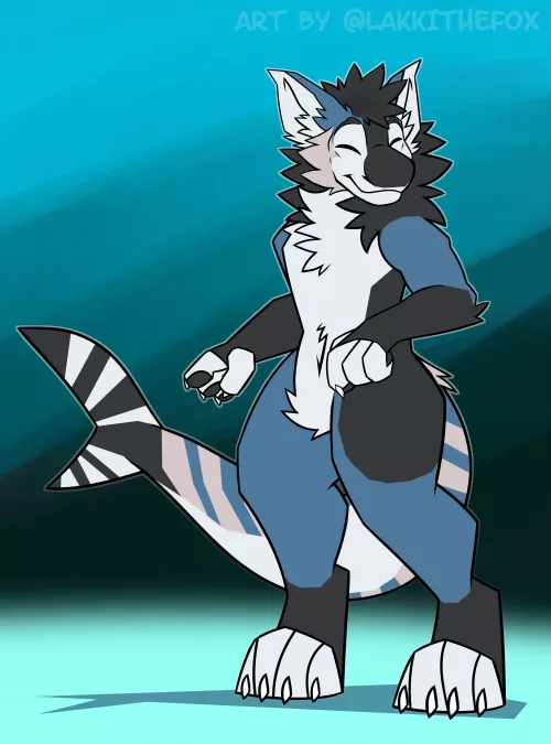 Blind creature (Art by @LakkiTheFox)