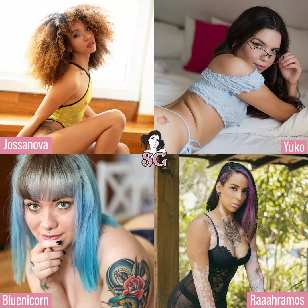 It's the first of the month! ☀️ Help us decide which model should be our new profile icon for the month of August and we'll give away 3 memberships! It's the first of the month! ☀️ Help us decide which model should be our new profile icon for the month of August and we'll give away 3 memberships!