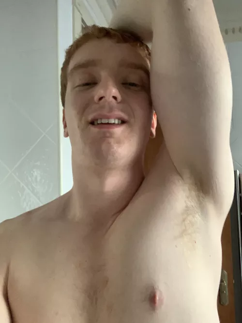 The Post Workout Ginger Pits of a 19 Year Old.