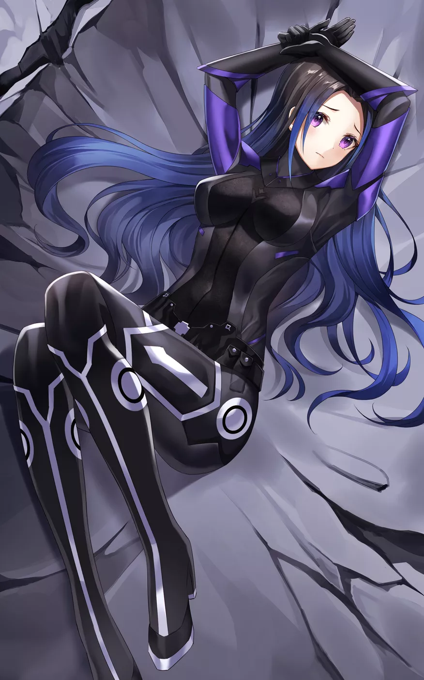 Mecha Pilot On Her Back Taking Cover (Lunacle) [Original]