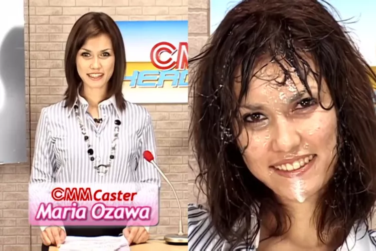 The OG bukkake Newscaster Maria Ozawa-Before and After