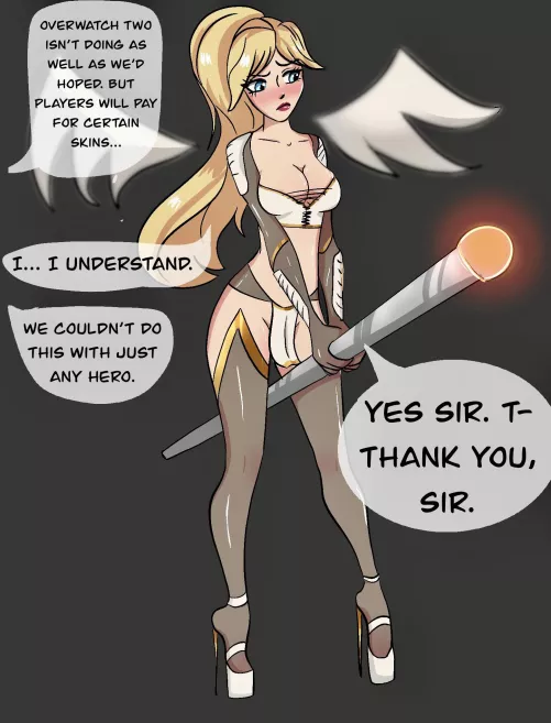 To help OW2 sales, Blizzard makes a new Mercy skin to purchase…