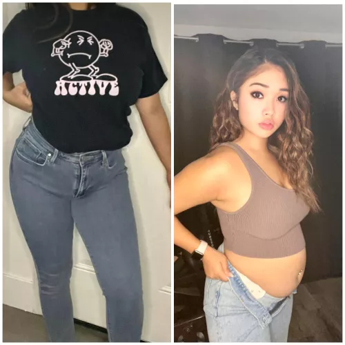 Jeans used to zip up 😭😭😭