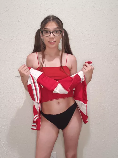 Did you see under my skirt, let me show you again