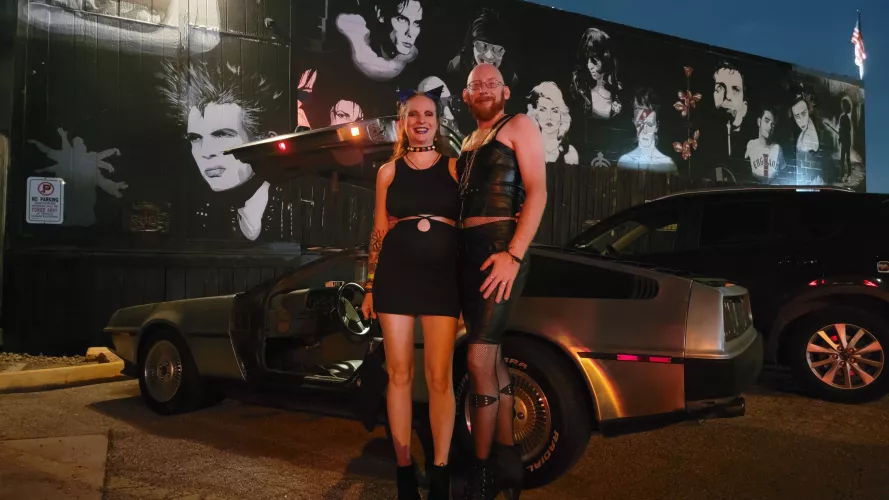 She said we both need to dress up if we're going to find a good bull