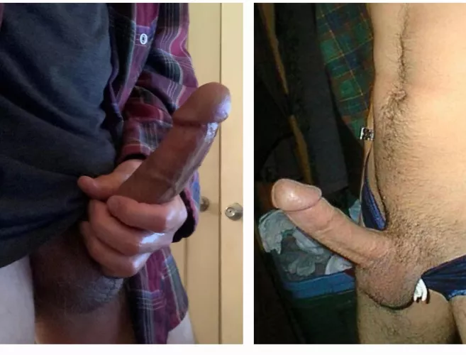 Judges requested for a cock size contest between my IRL friend and I. Comments appreciated!