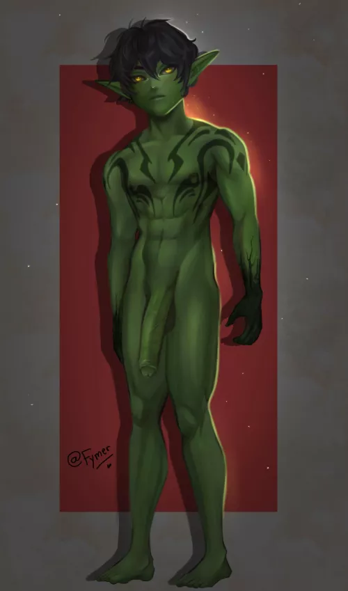 [OC] Goblin boy ~ art by me