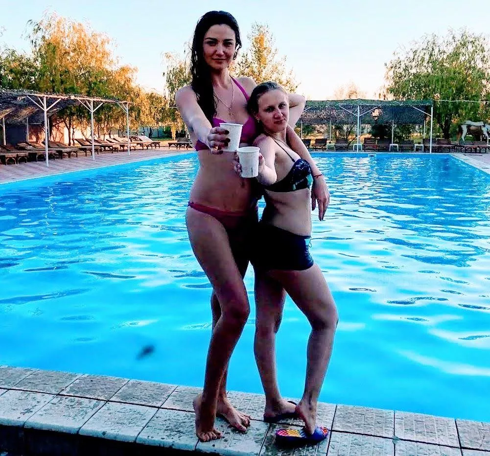 Poolside fun
