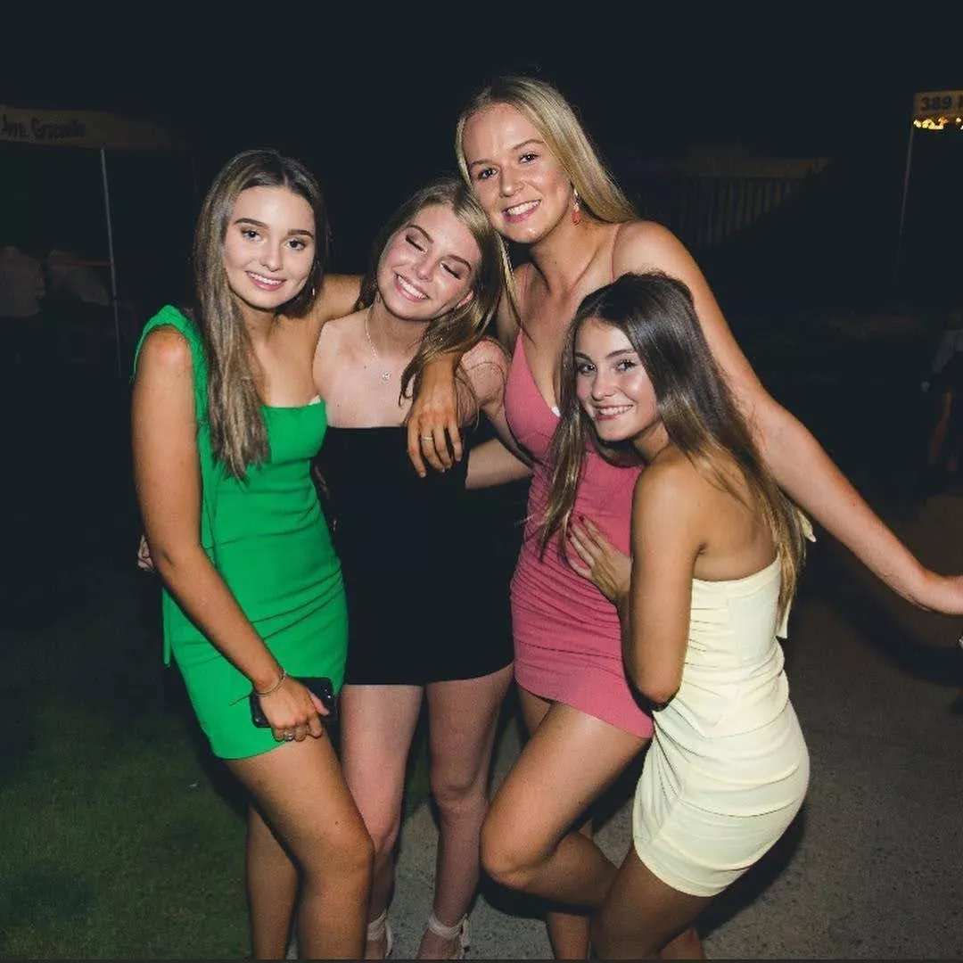 Girls having fun