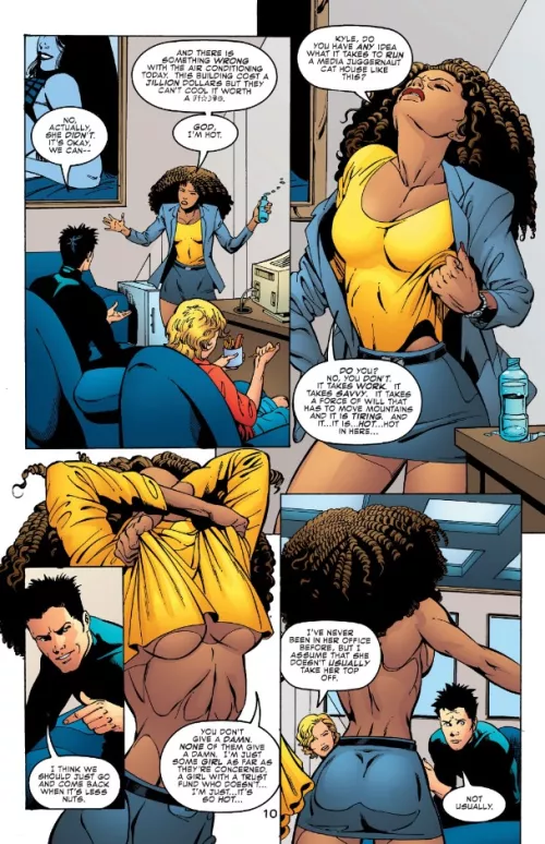 It's Getting Hot In Here... [Green Lantern (1990) #151]