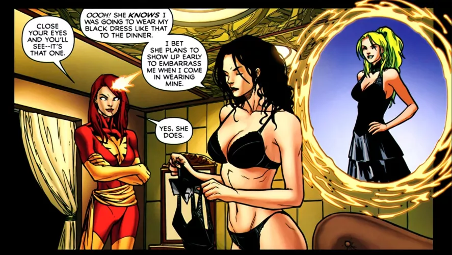 Scarlet Witch in her Underwear [Exiles (2009) #2]