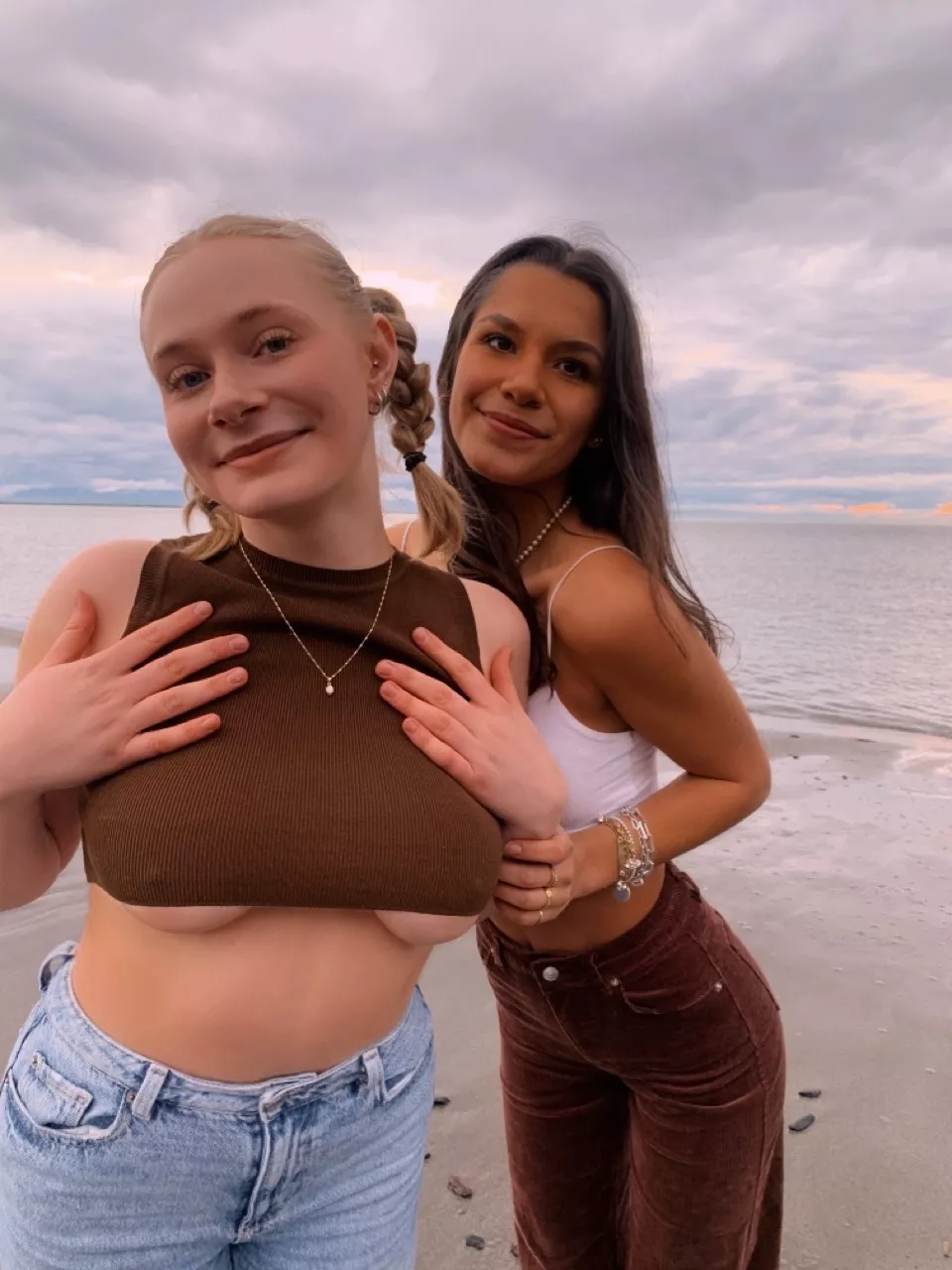 Blonde or brunette