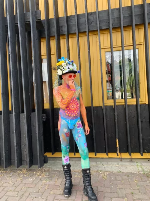 Amsterdam bodypaint art