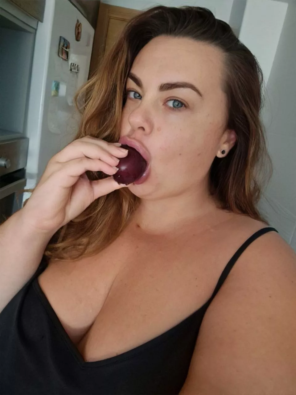 Do you like plums? Or something else should be in my mouth?