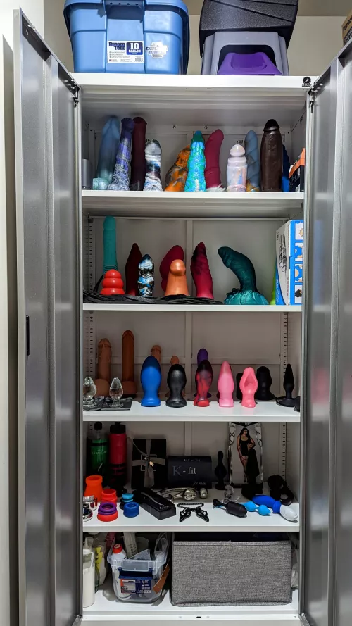 Proper locking cabinet...a bit more to add once delivered and then some stickers and lighting 😍