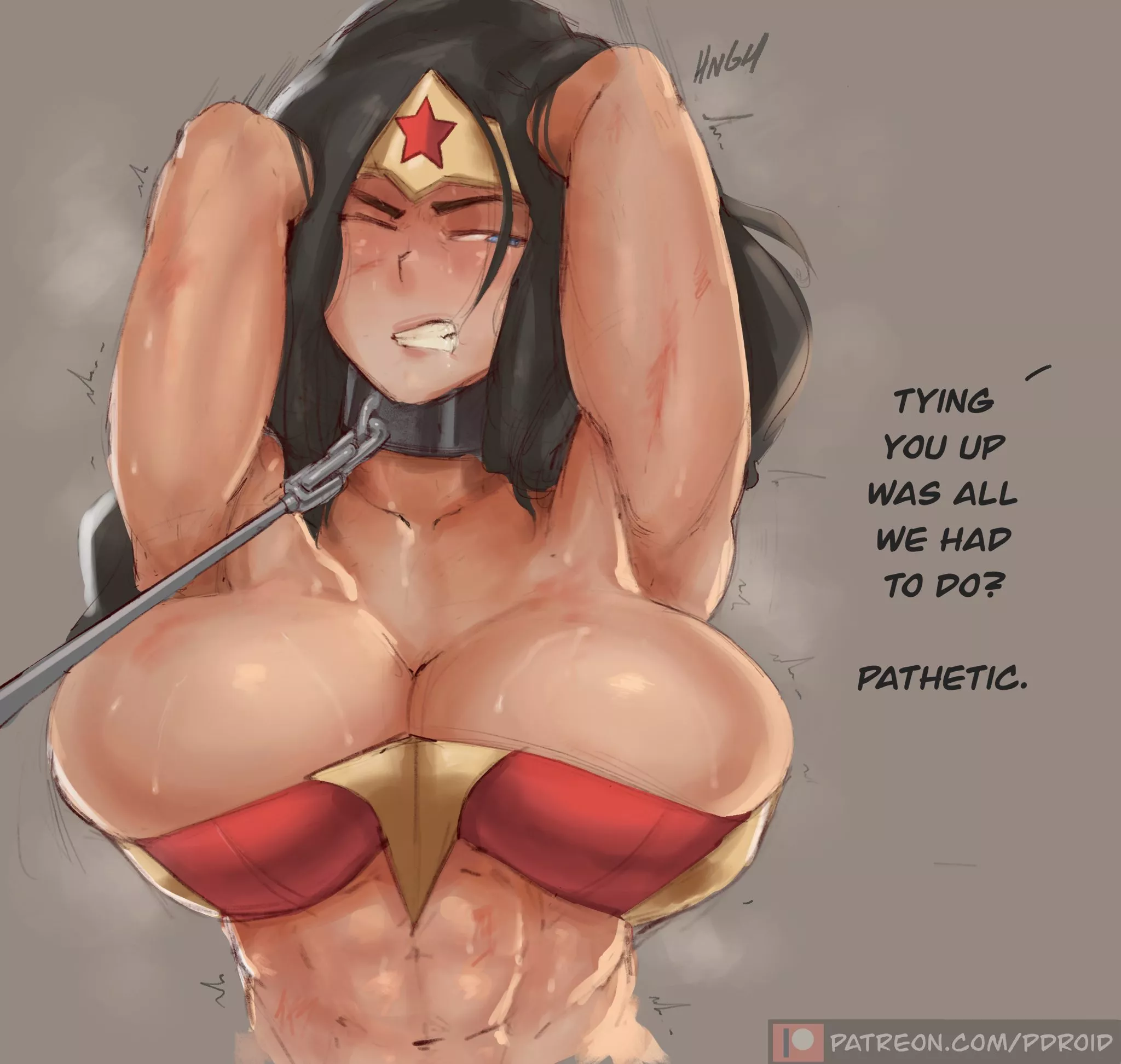 Wonder Woman Defeated (Paranoiddroid ) [DC]