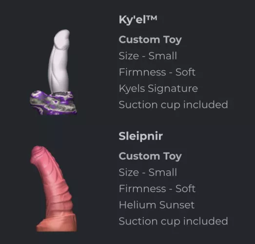August Customs order just updated! 🥳 Can't wait to see Helium Sunset Sleipnir and Signature Ky'el in person!! 😁