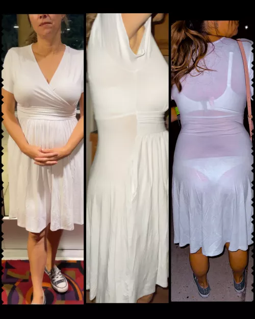 New dress for hot date night! I bet the dress designer is guy!