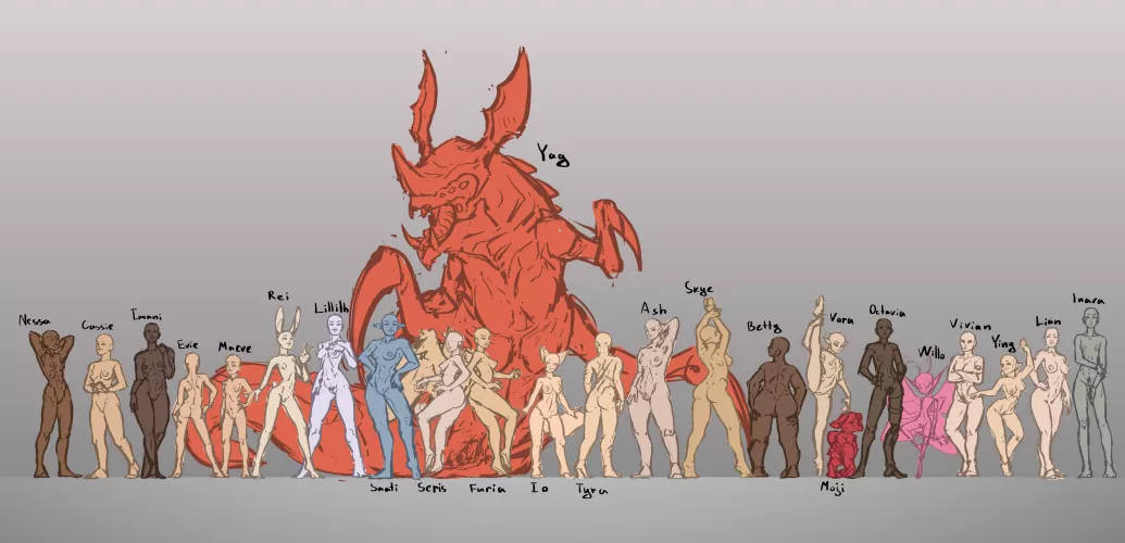 I'm going to draw every single female champ. Wish me luck xD