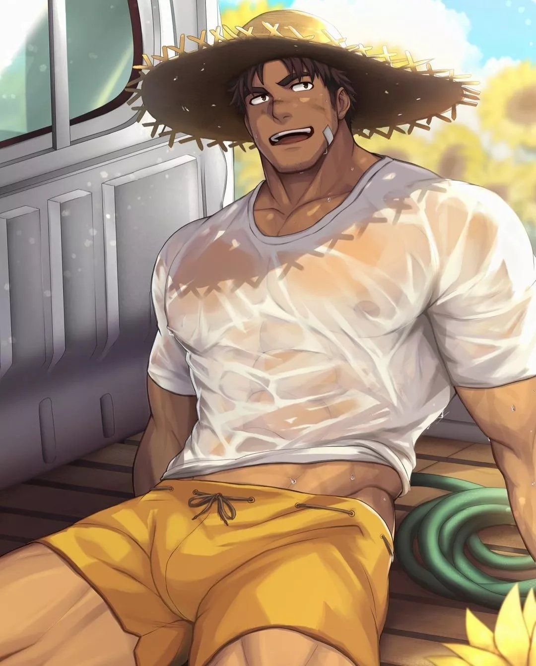 sweaty summer day