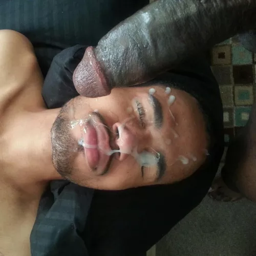 To be covered with a man's cum is the ultimate humiliation and submission