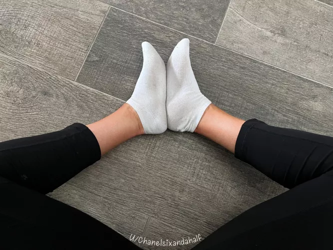 Stretching after a nice sweaty leg day at the gym…Day 1