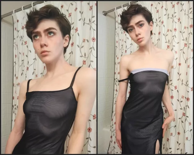 I don't like wearing anything under my dress