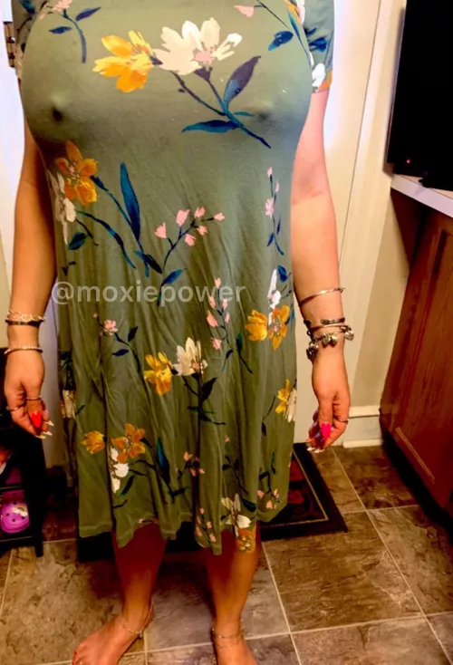 Coworkers love it when I come to work with my dress on and no panties