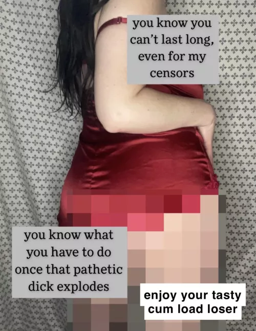 enjoy your yummy reward for cumming 🤣