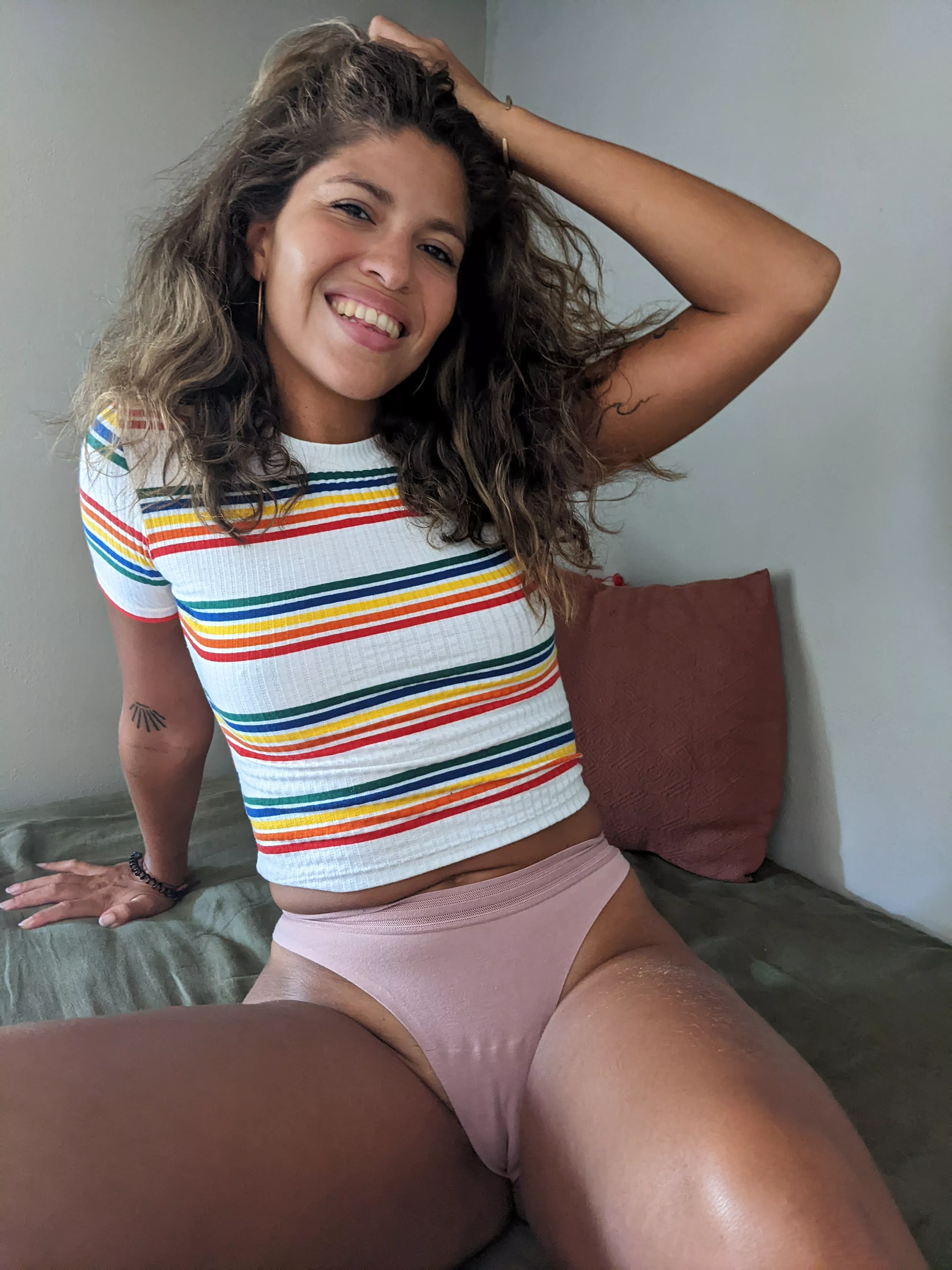A happy day posing