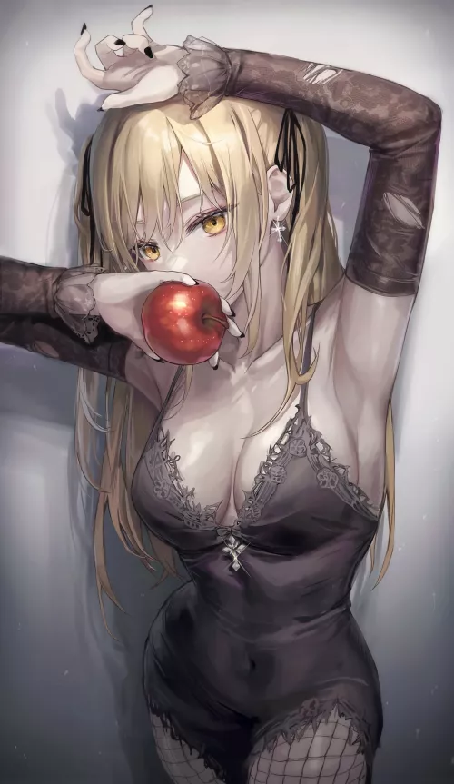 Apple is sweet for Amane Misa (Aibek_U) [Death Note]
