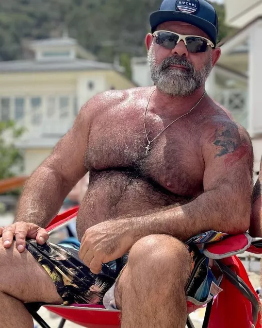beach dad