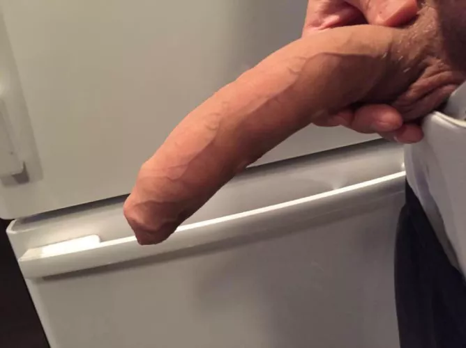 Can anyone guess how big it gets once hard? 🤔😏