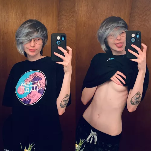 feelin a lil cute 👅🖤