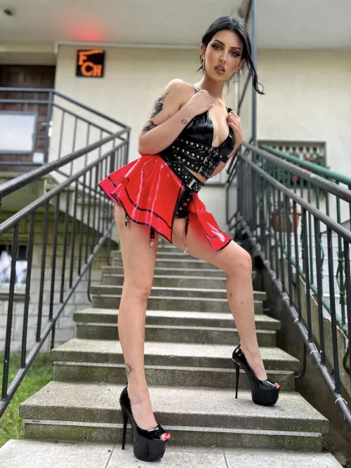 I know exactly how weak you get when I wear latex.. that’s why I only wear it when you’re in chastity.