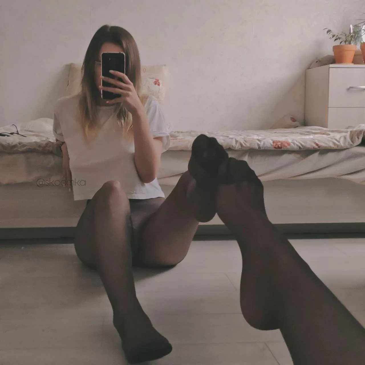 If we were roommates, I would always wear tights