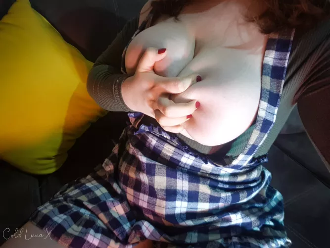 My big tits need to be in your home feed lol [image]