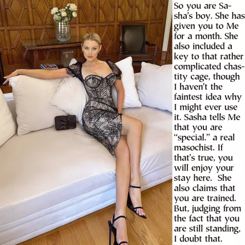 Oh, one Demerit all ready. This could be a very difficult month.