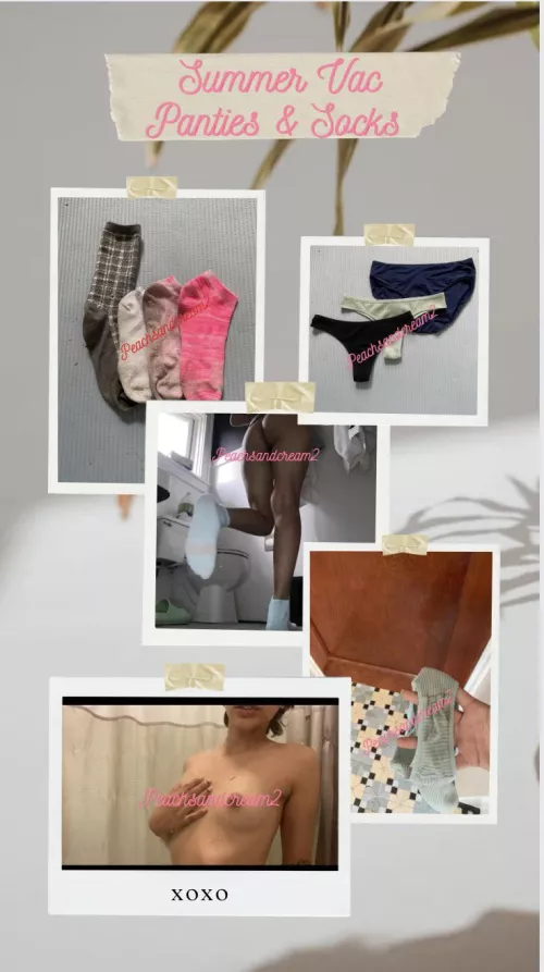 [selling] A temptation you can’t avoid😈. Extra dirty panties and socks available, lots of different activities in all this bad boys.😈🥰 Cum and get them before you regret it ❤️