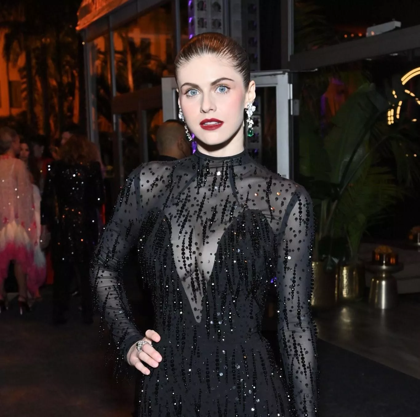 Alexandra Daddario at the Vanity Fair Oscar’s Party 2022