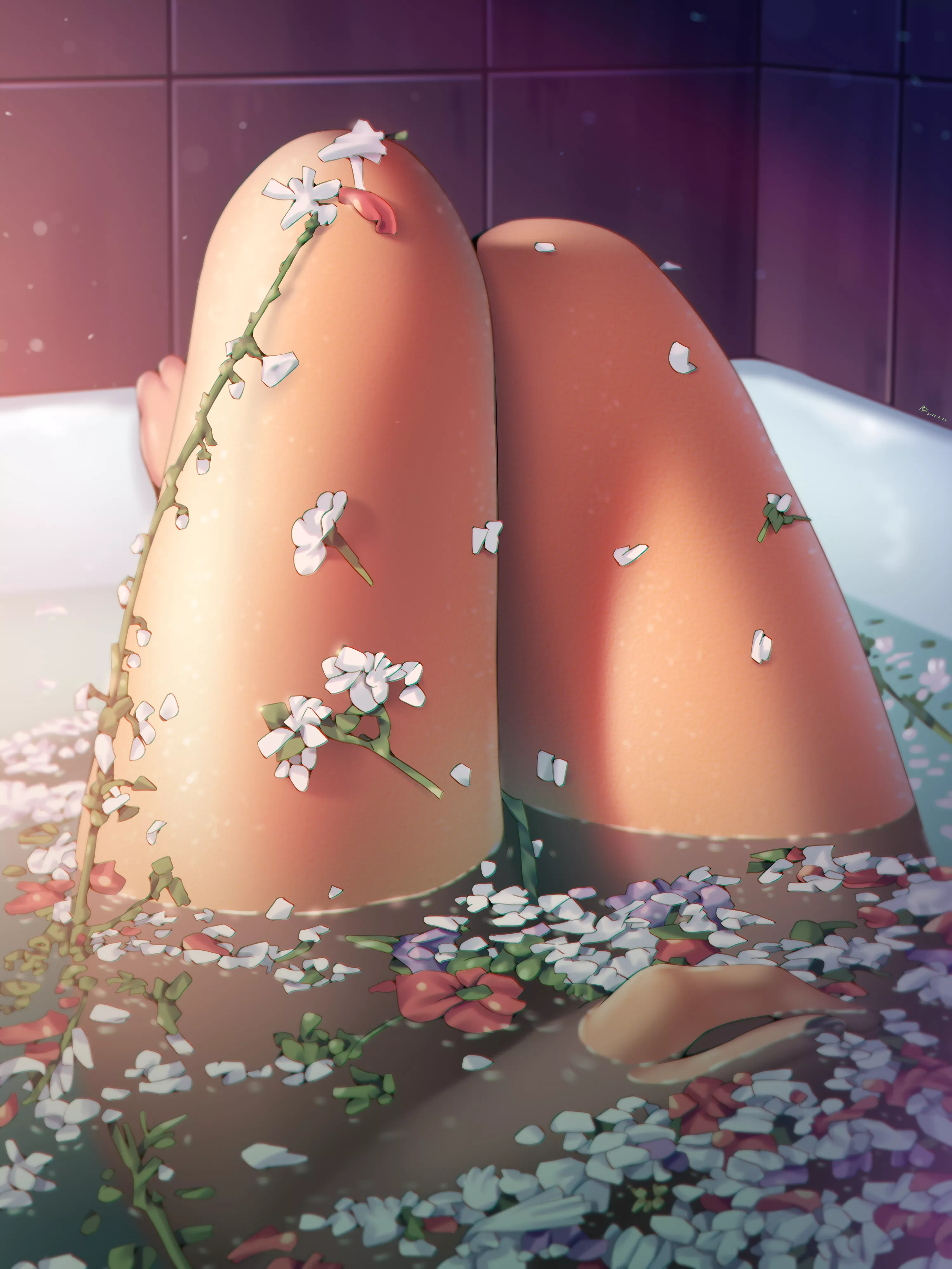 Flower bath