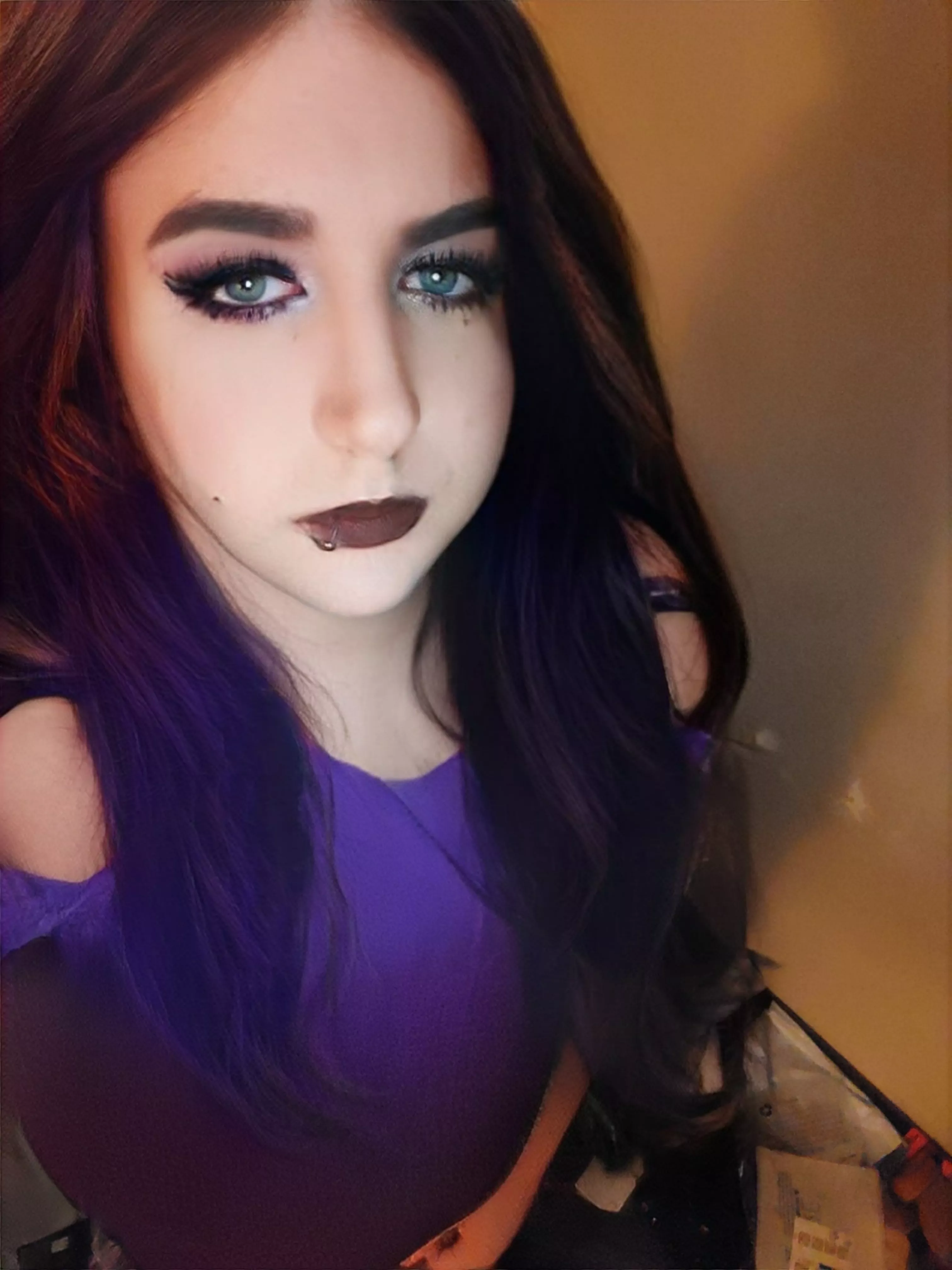 I would look better with your black balls dragging on my face