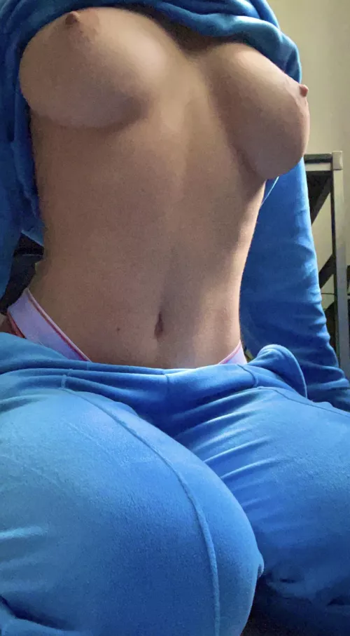 Showing my breast to you and the rest! does it turn you on?