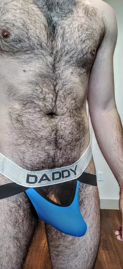 spit on daddy's strap and rub you face all over it