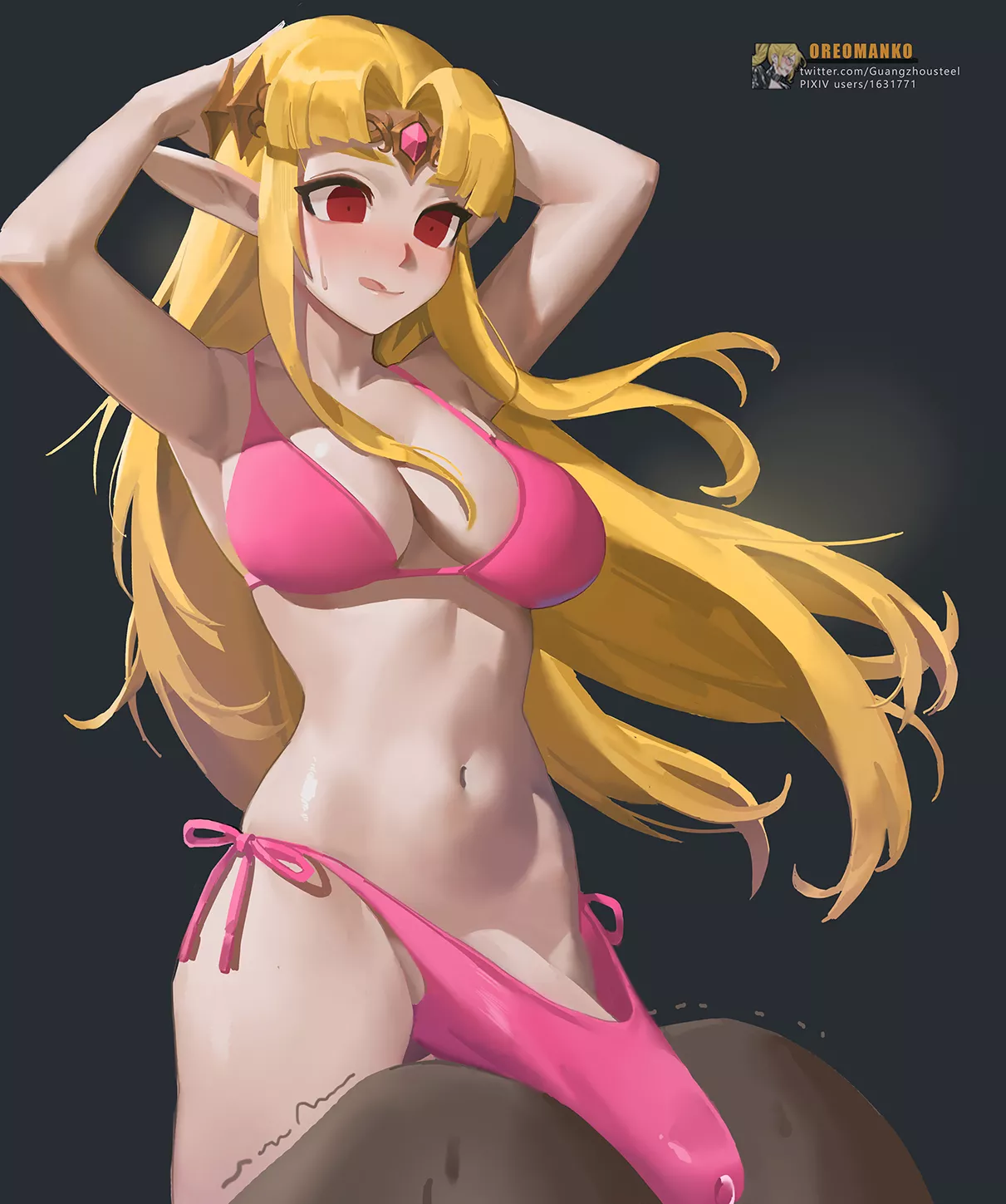 Zelda´s Huge Cock