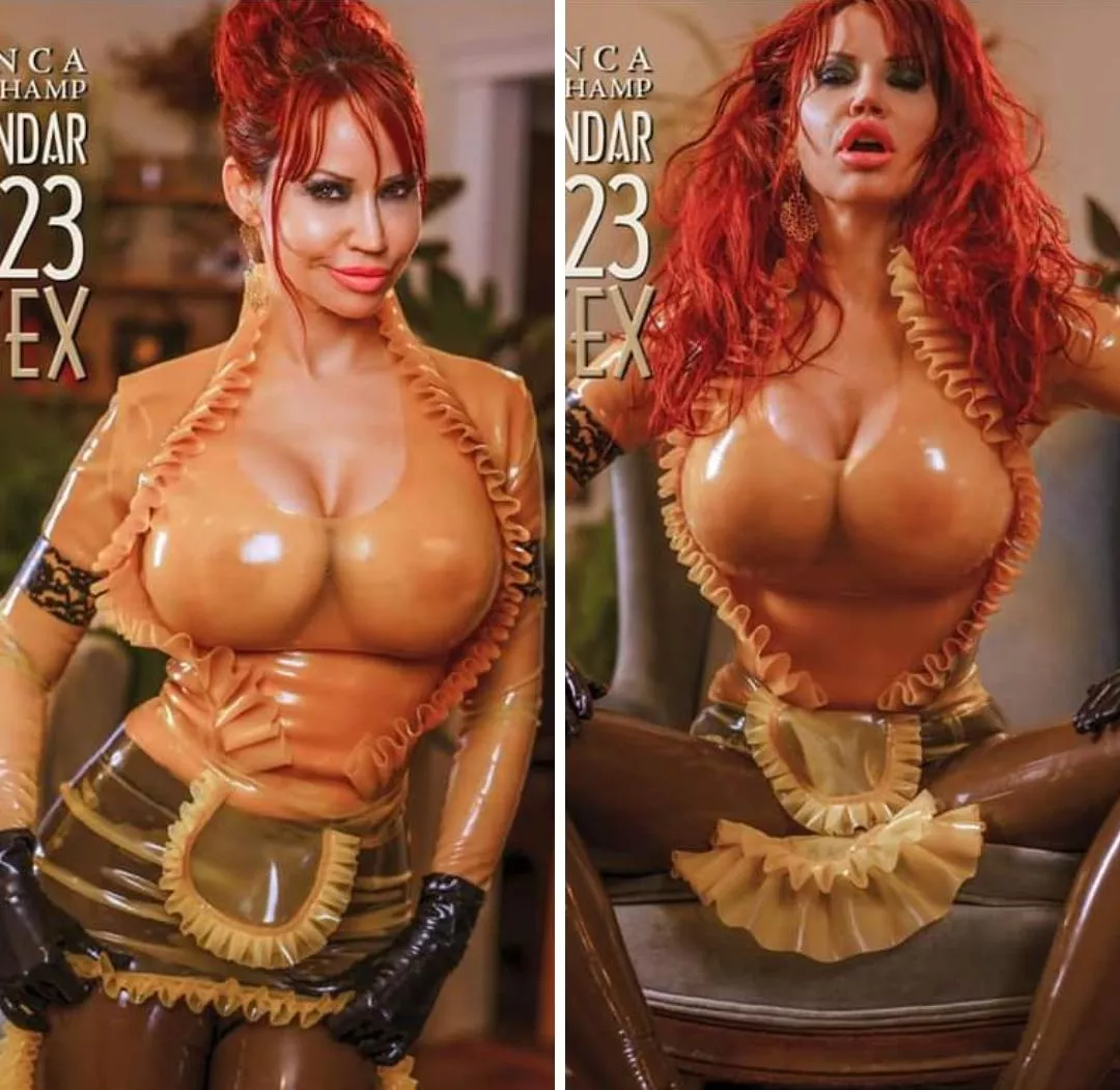 Bianca is asking on her social medias which photo you prefer regarding her upcoming latex calendar : left or right? Bianca is asking on her social medias which photo you prefer regarding her upcoming latex calendar : left or right?