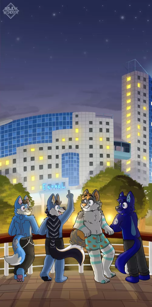 Exploring Eurofurence (art by me)