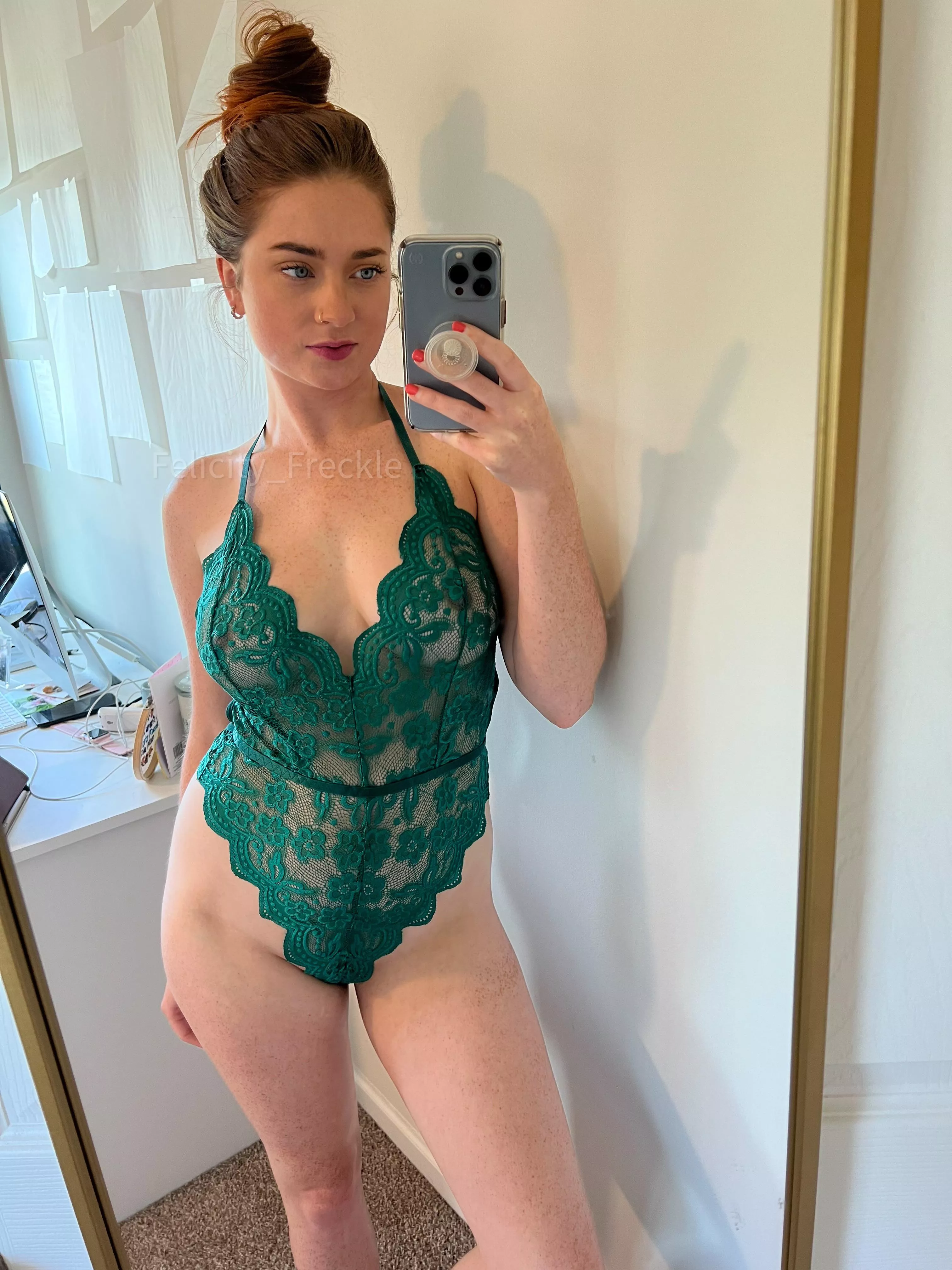 Freckled all over